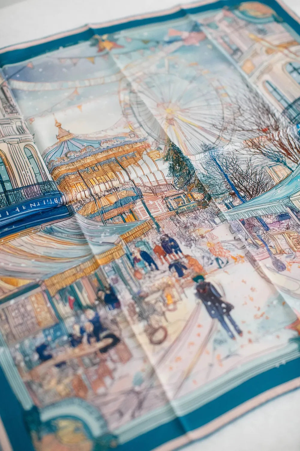 Le Carrousel Magique İpek Fular - 1