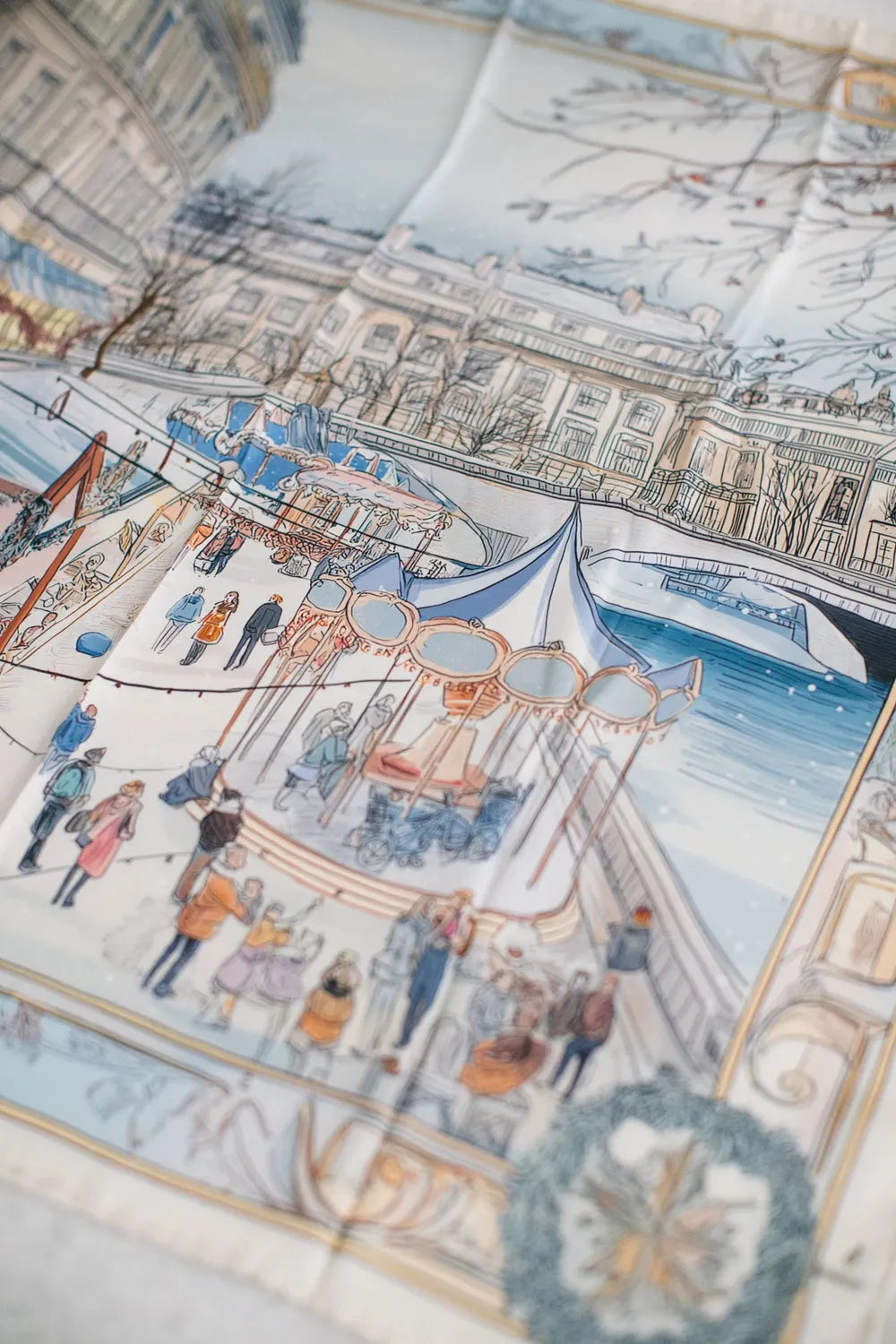 Carrousel D’Hiver İpek Fular - 2