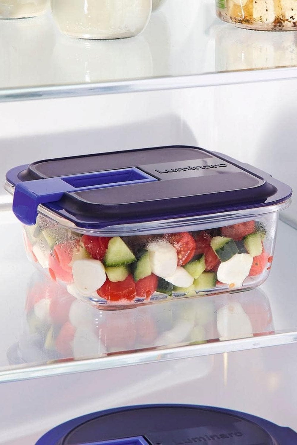 Temp Easy Box Kare Vakumlu Saklama Kabı 76 Cc Mavi Kapak 003p7422 - 1