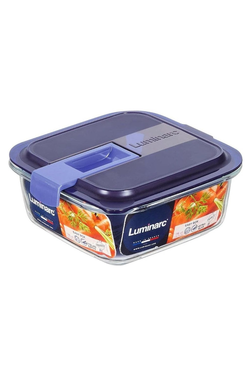 Temp Easy Box Kare Vakumlu Saklama Kabı 76 Cc Mavi Kapak 003p7422 - 4