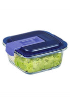 Temp Easy Box Kare Vakumlu Saklama Kabı 38 Cc Mavi Kapak 003q1923 - 0