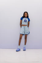 '' I See'' Crop Baby Tee - 7