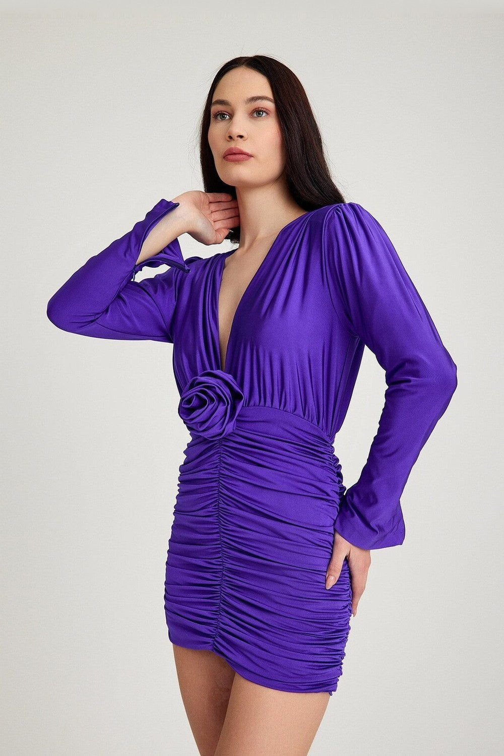 Julia Drapped Dress - 0