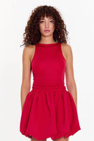 Pink High Neck Tanktop - 3
