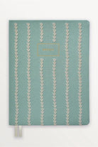 Yeşil Yaprak İşlemeli Xl Defter - 2