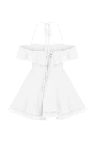Evie Mini Elbise Beyaz - 6