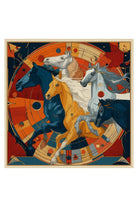 Rythme Du Cheval İpek Fular - 0