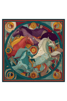 Celestial Steeds İpek Fular - 0