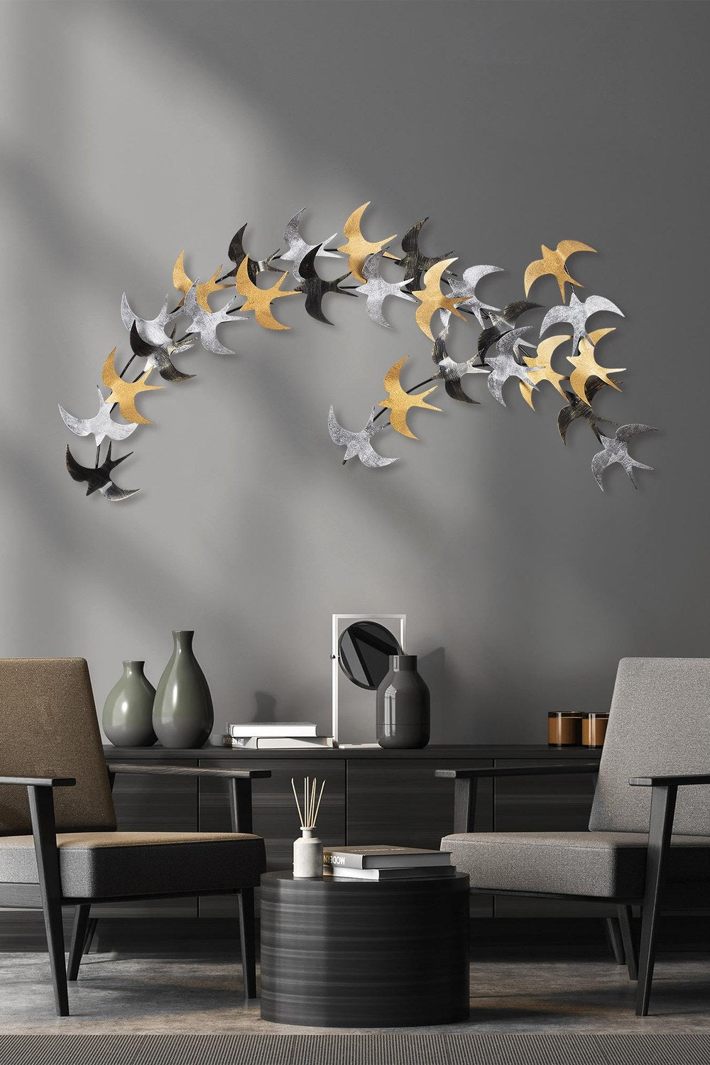 Bys-057 Dekoratif Metal Duvar Tablosu - 1