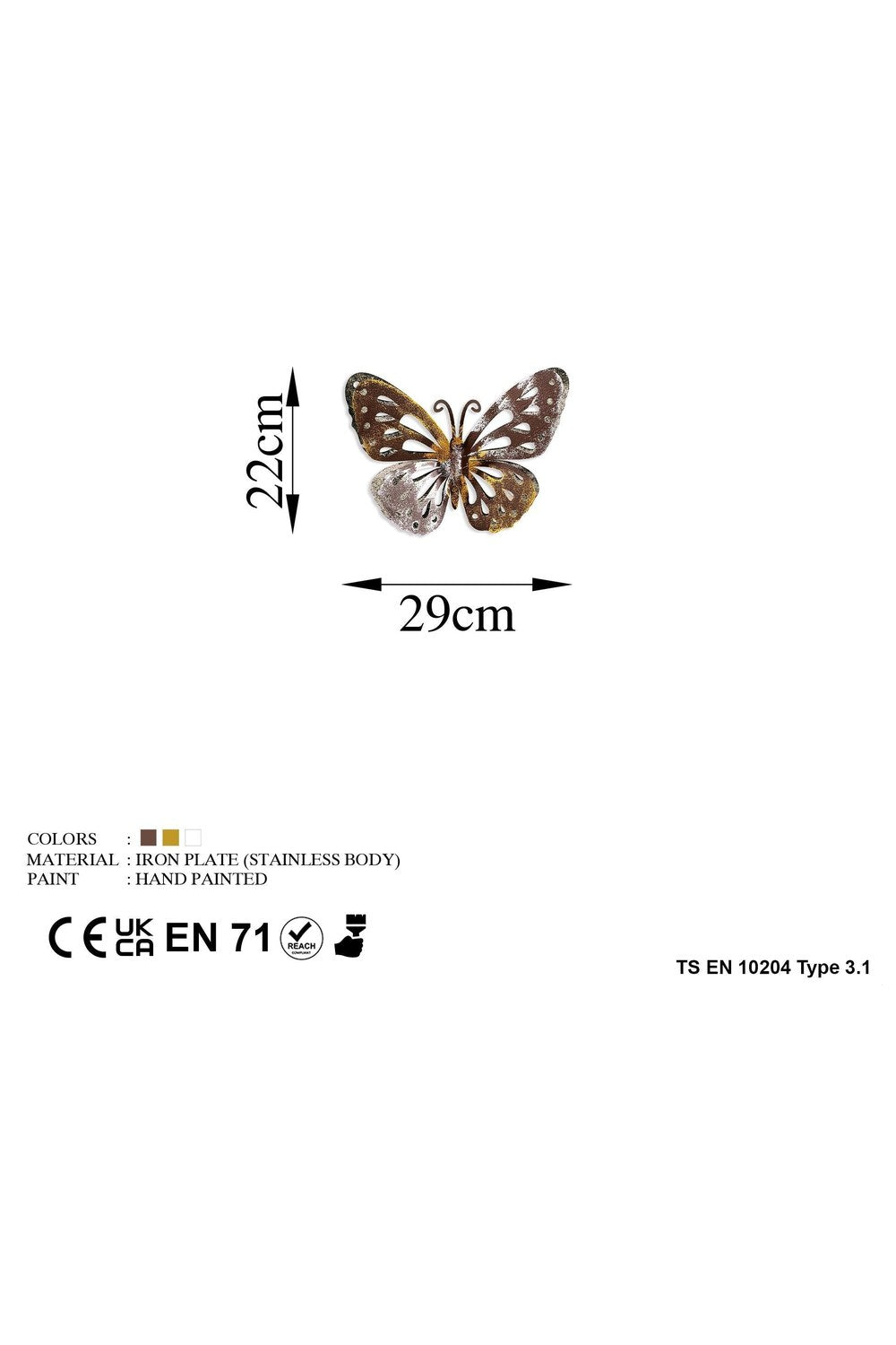Bys-107 Dekoratif Metal Duvar Tablosu - 6