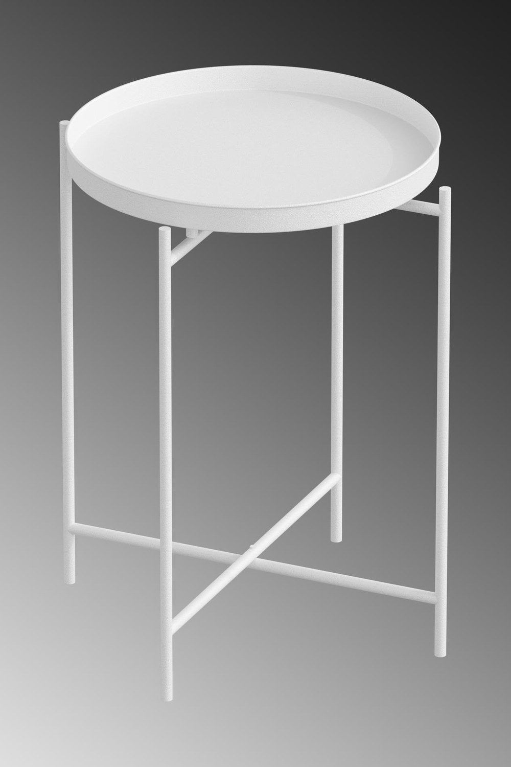 Shb-007-B Dekoratif Metal Sehpa - 3