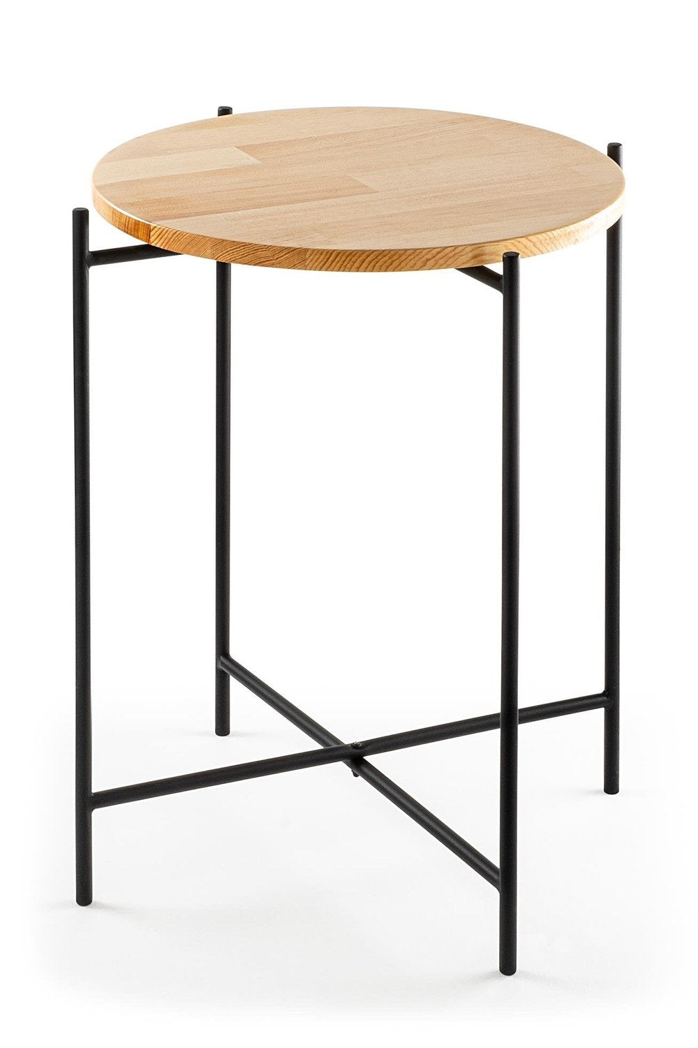 Shb-004 Dekoratif Ahşap Metal Sehpa - 4