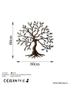 Bys-133-A Dekoratif Metal Duvar Tablosu - 6
