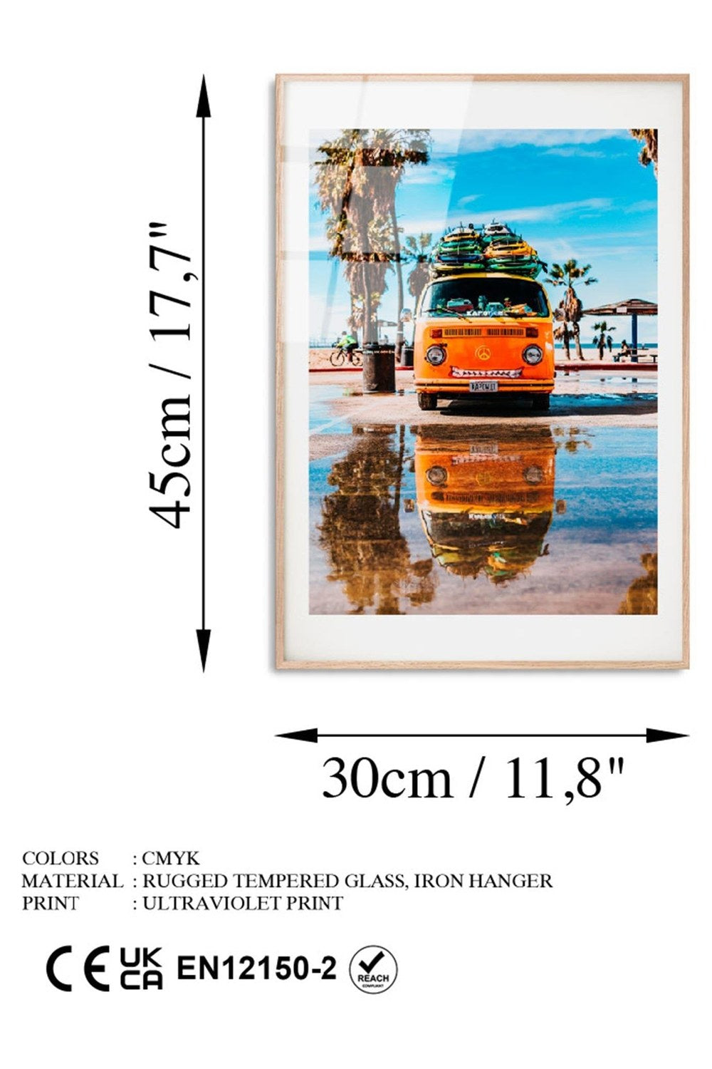 Uv-1073 Baskılı Cam Dikdörtgen Duvar Tablosu - 6