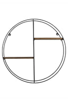 Cm-002-Srk Dekoratif Ahşap Metal Duvar Rafı - 5