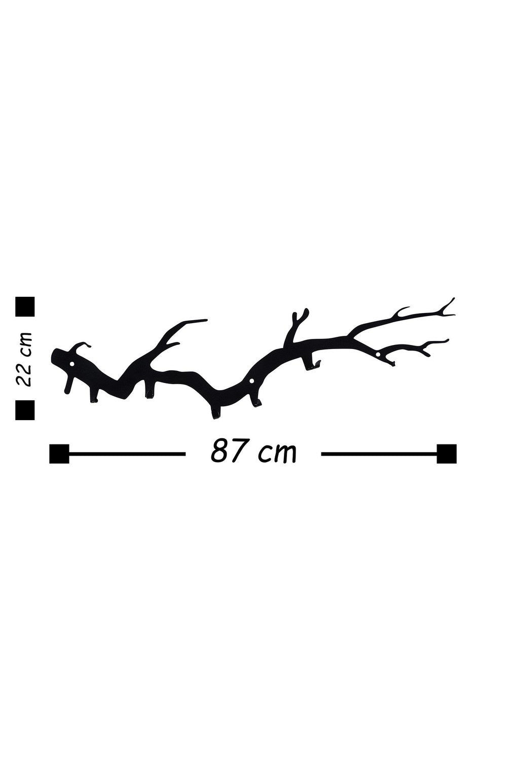 Wh-104 Dekoratif Metal Askılık - 2