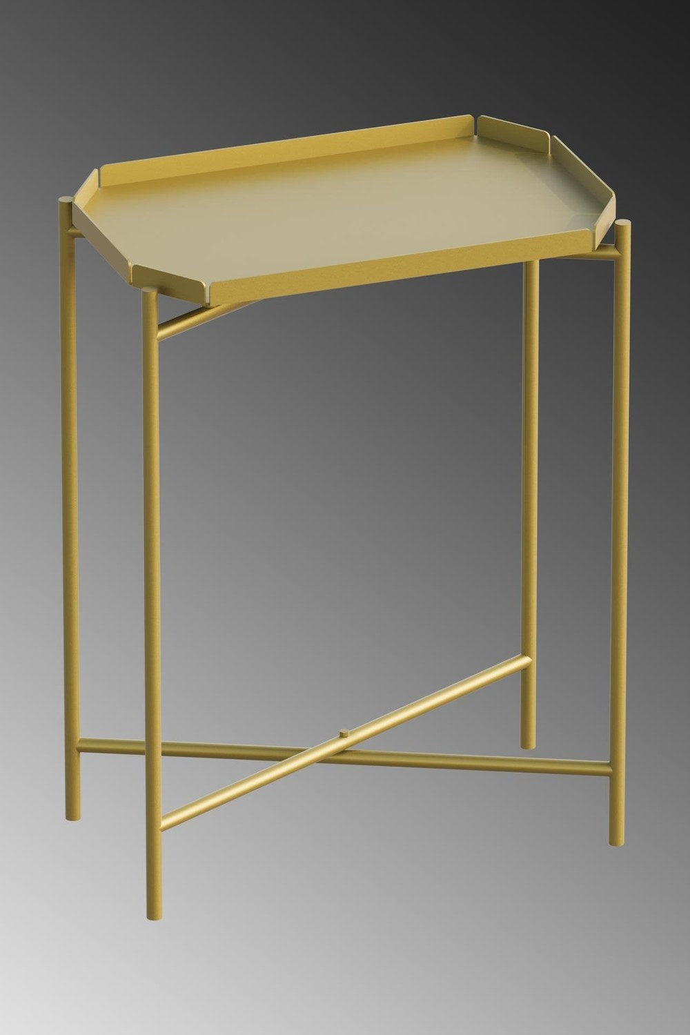 Shb-009-A Dekoratif Metal Sehpa - 3