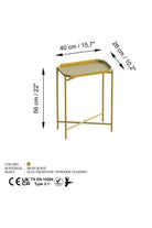 Shb-009-A Dekoratif Metal Sehpa - 5