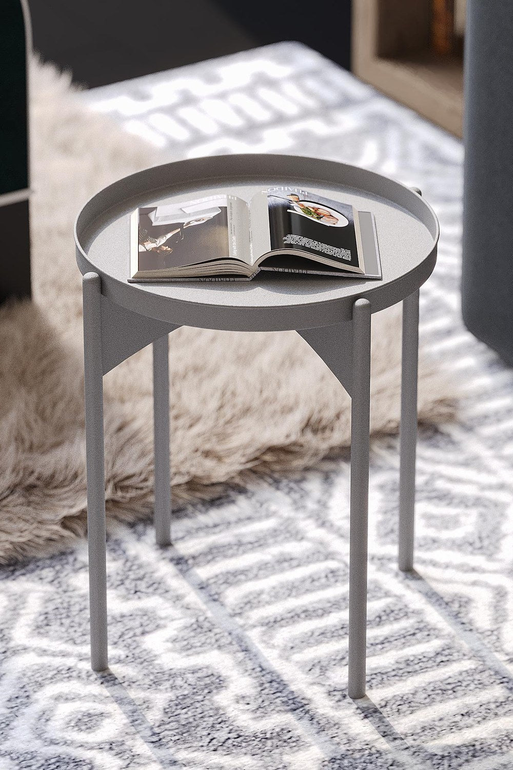 Shb-002-D Dekoratif Metal Sehpa - 0