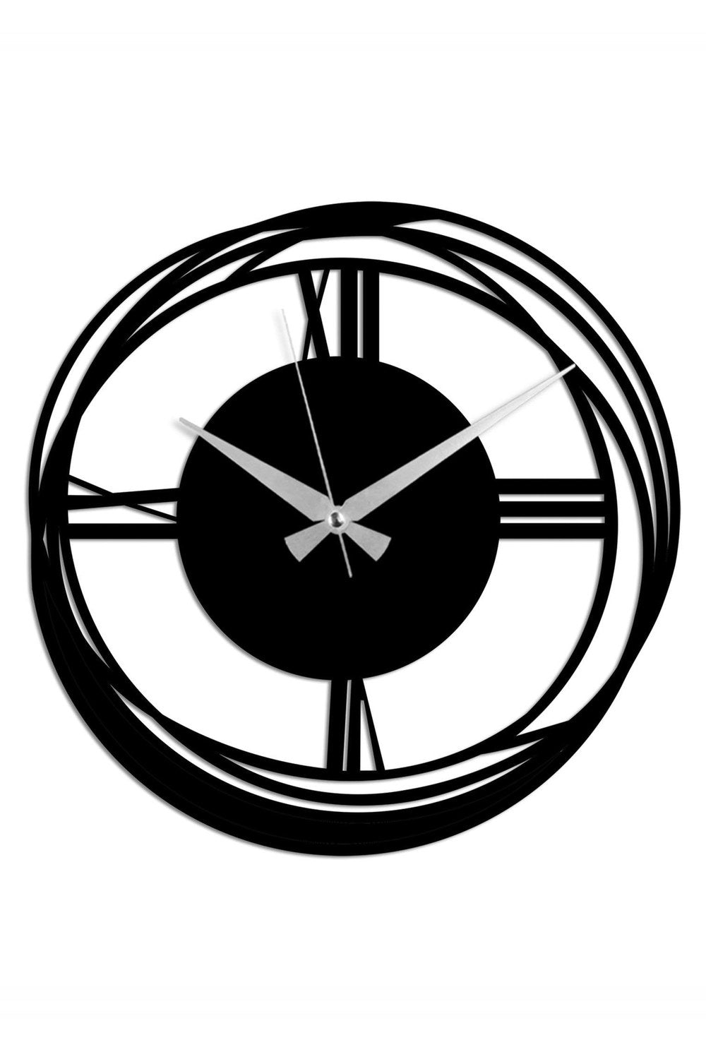 Watch-074 Dekoratif Metal Duvar Saati - 4