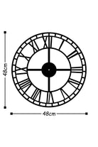Watch-002-B Dekoratif Metal Duvar Saati - 2