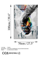 Uv-799 Baskılı Cam Dikdörtgen Duvar Tablosu - 6