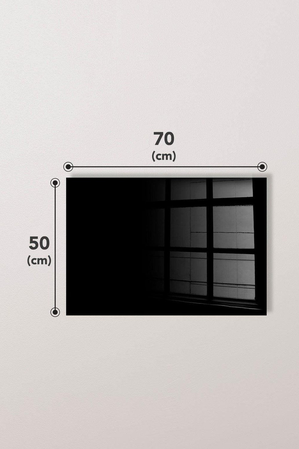 Uv-626 Baskılı Cam Dikdörtgen Duvar Tablosu - 1