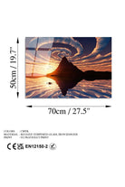 Uv-372 Baskılı Cam Dikdörtgen Duvar Tablosu - 7