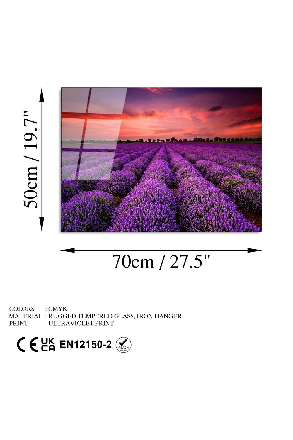 Uv-301 Baskılı Cam Dikdörtgen Duvar Tablosu - 7