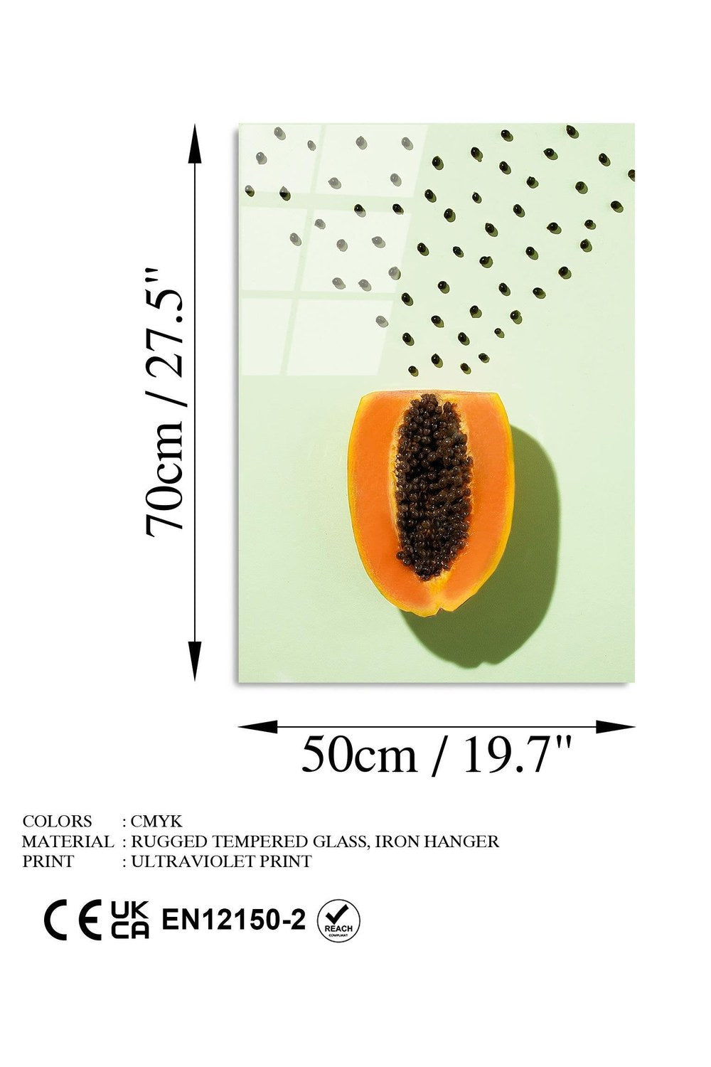 Uv-297 Baskılı Cam Dikdörtgen Duvar Tablosu - 7