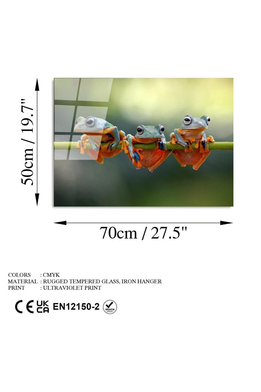 Uv-279 Baskılı Cam Dikdörtgen Duvar Tablosu - 7
