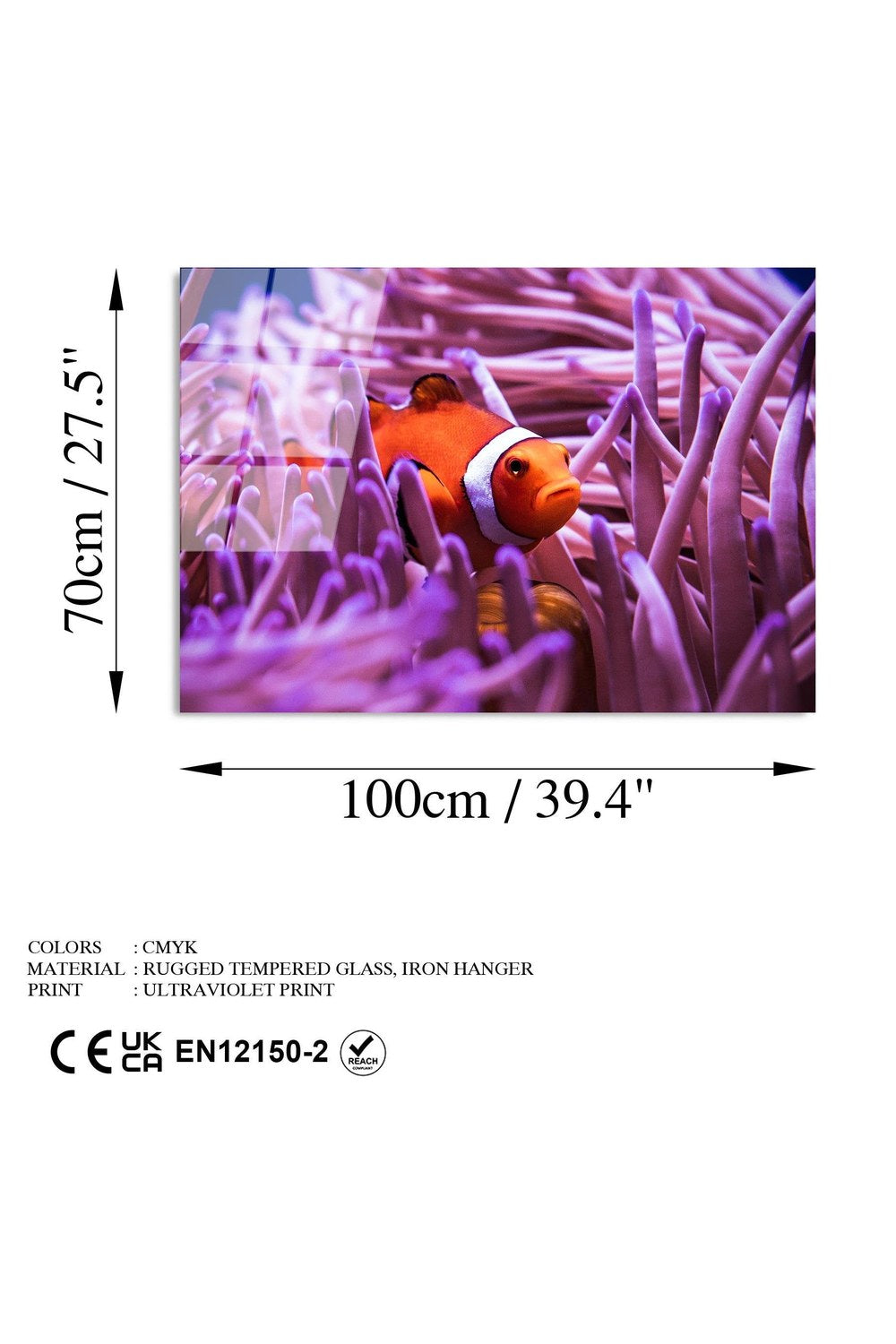 Uv-149 Baskılı Cam Dikdörtgen Duvar Tablosu - 7