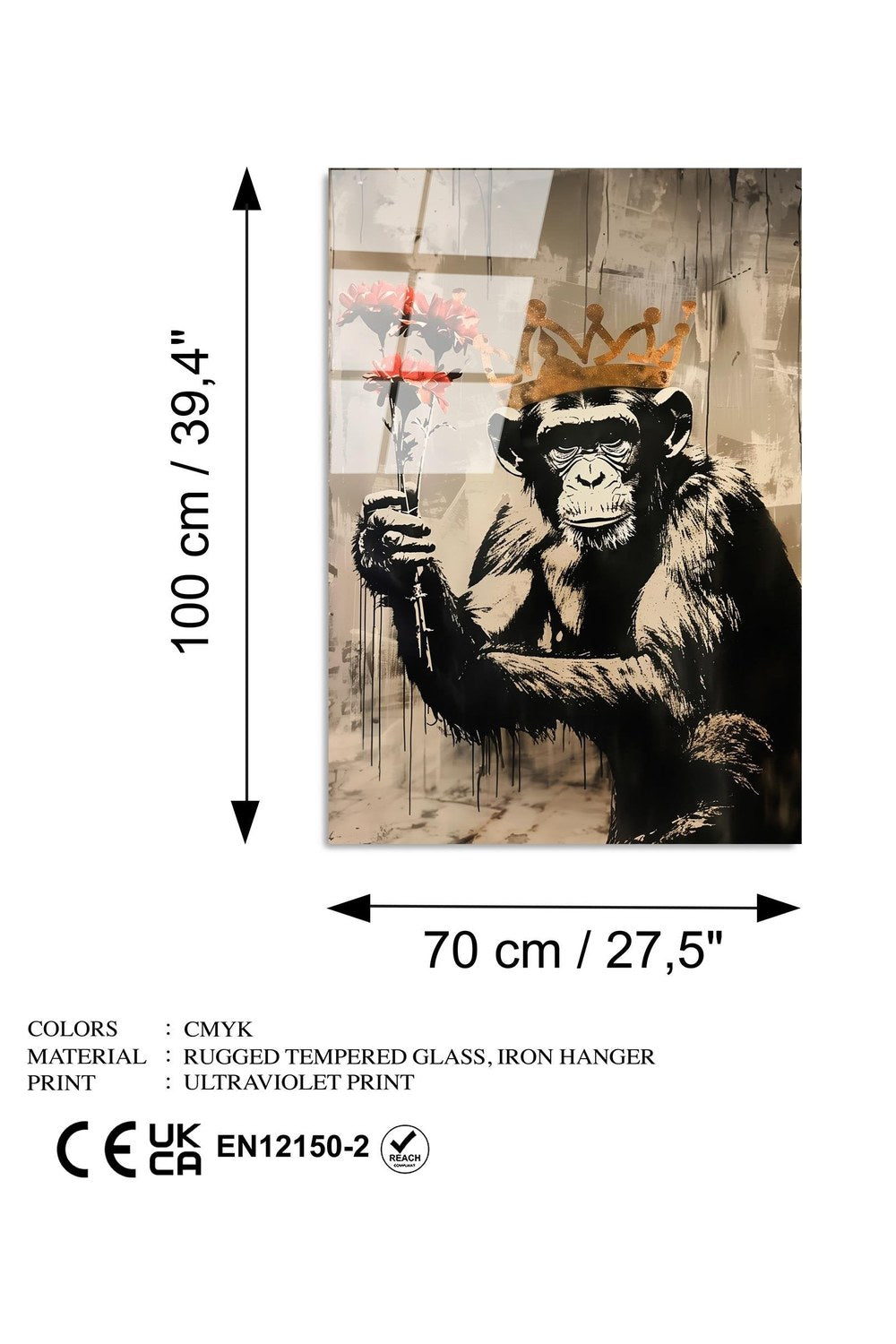 Uv-1189 Baskılı Cam Dikdörtgen Duvar Tablosu - 7
