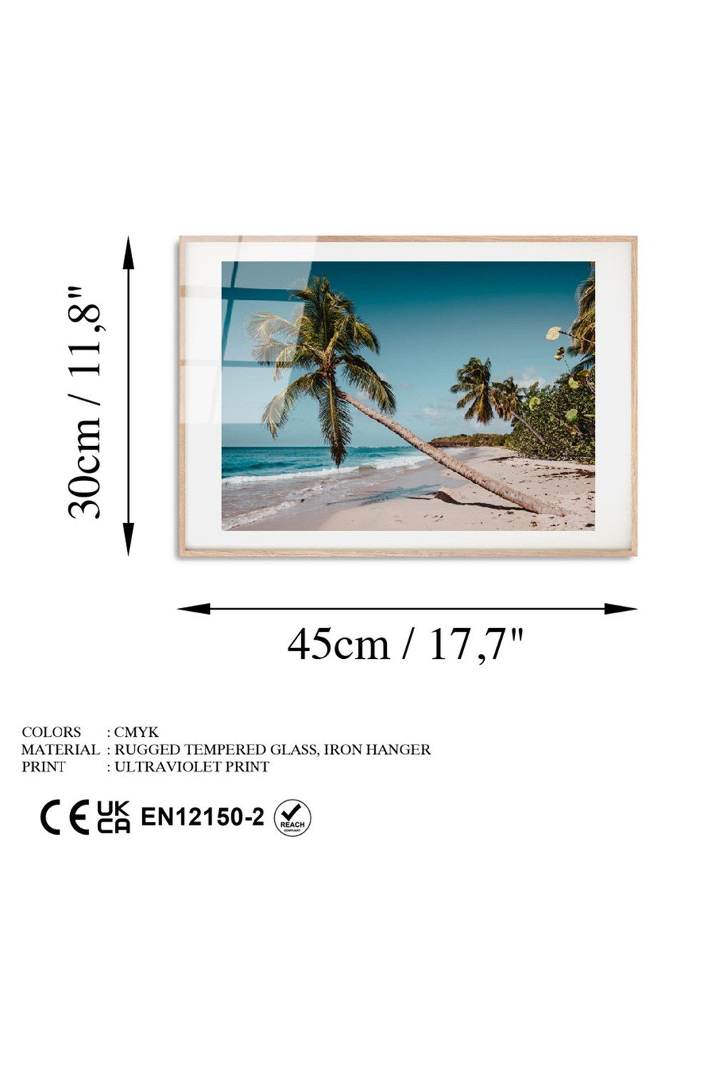 Uv-1078 Baskılı Cam Dikdörtgen Duvar Tablosu - 6