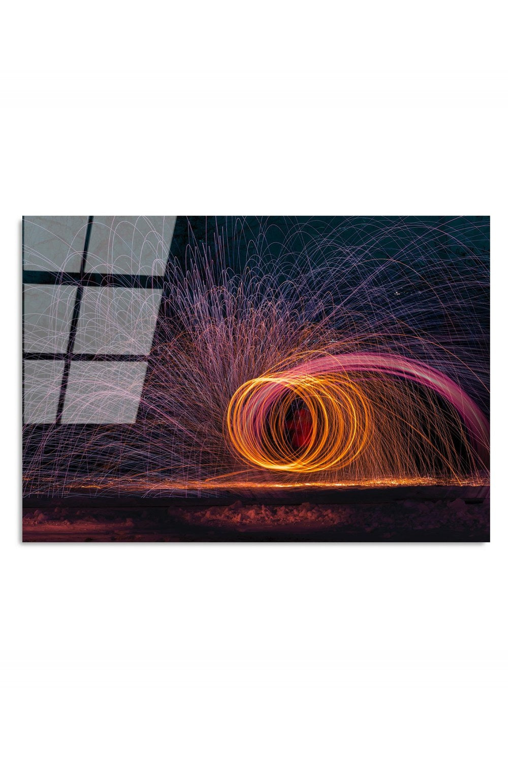 Uv-091 Baskılı Cam Dikdörtgen Duvar Tablosu - 5