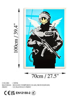 Uv-069 Baskılı Cam Dikdörtgen Duvar Tablosu - 7