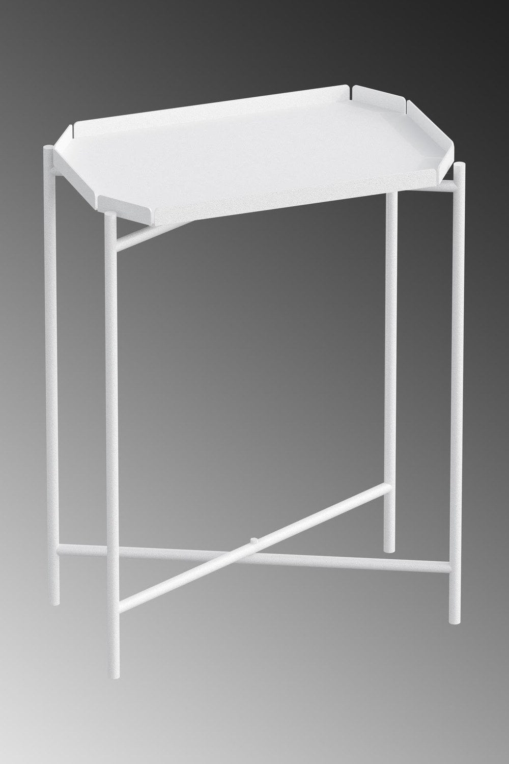 Shb-009-B Dekoratif Metal Sehpa - 3