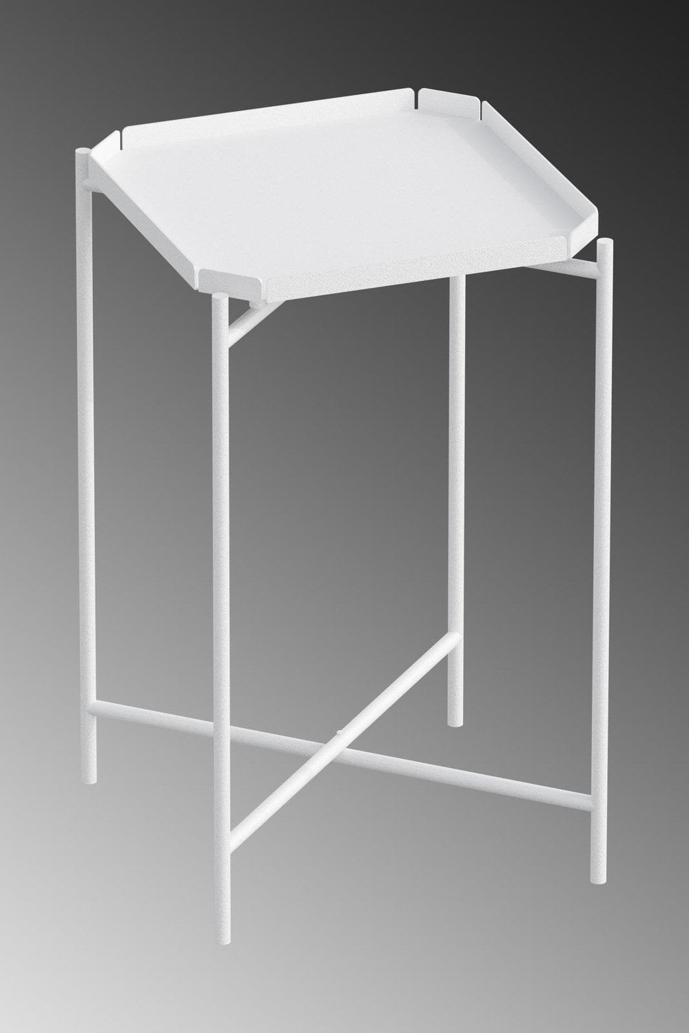 Shb-008-B Dekoratif Metal Sehpa - 3