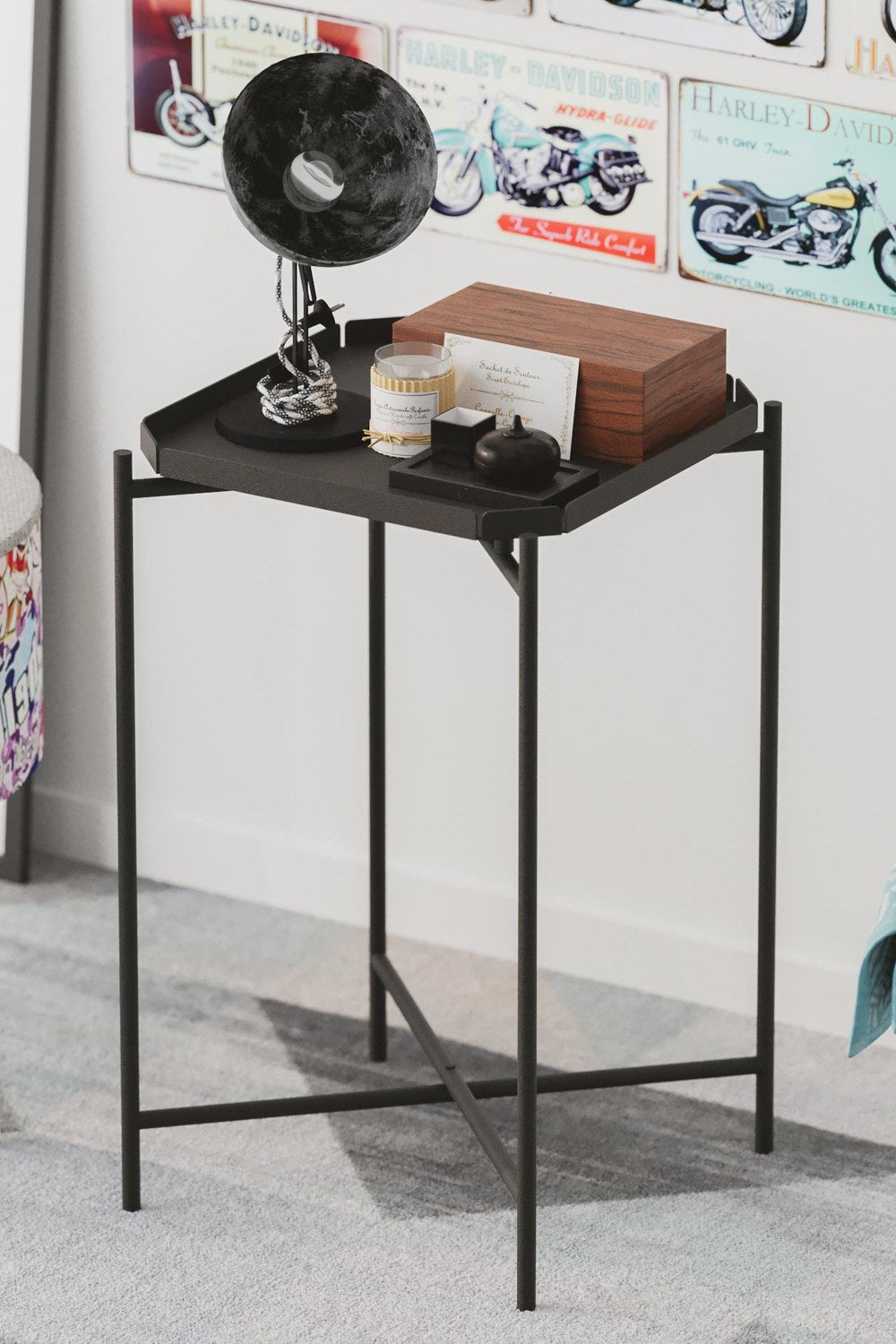 Shb-008 Dekoratif Metal Sehpa - 1
