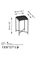Shb-008 Dekoratif Metal Sehpa - 5