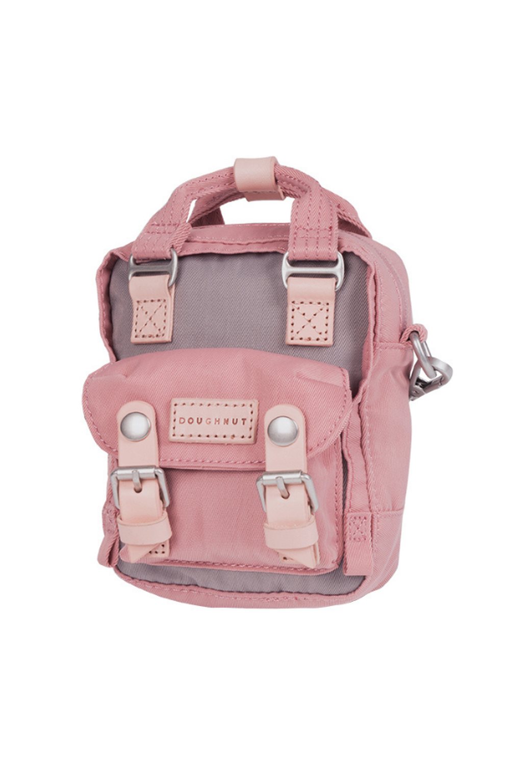 Macaroon Tiny Classic Lavanta X Gül Unisex Omuz Çantası - 2