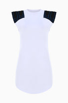 White Sweatshirt Dress - 1