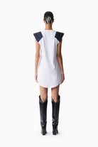 White Sweatshirt Dress - 2