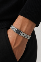 Obsidian Silver Erkek Bileklik - 1
