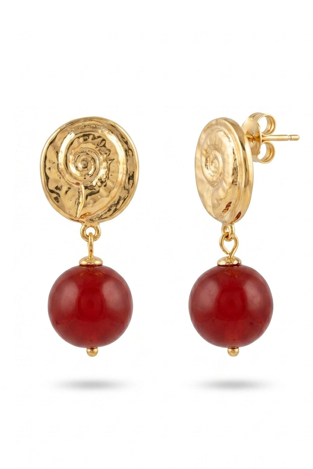 Seashell Bonbon Dusty Rose Earrings - 0