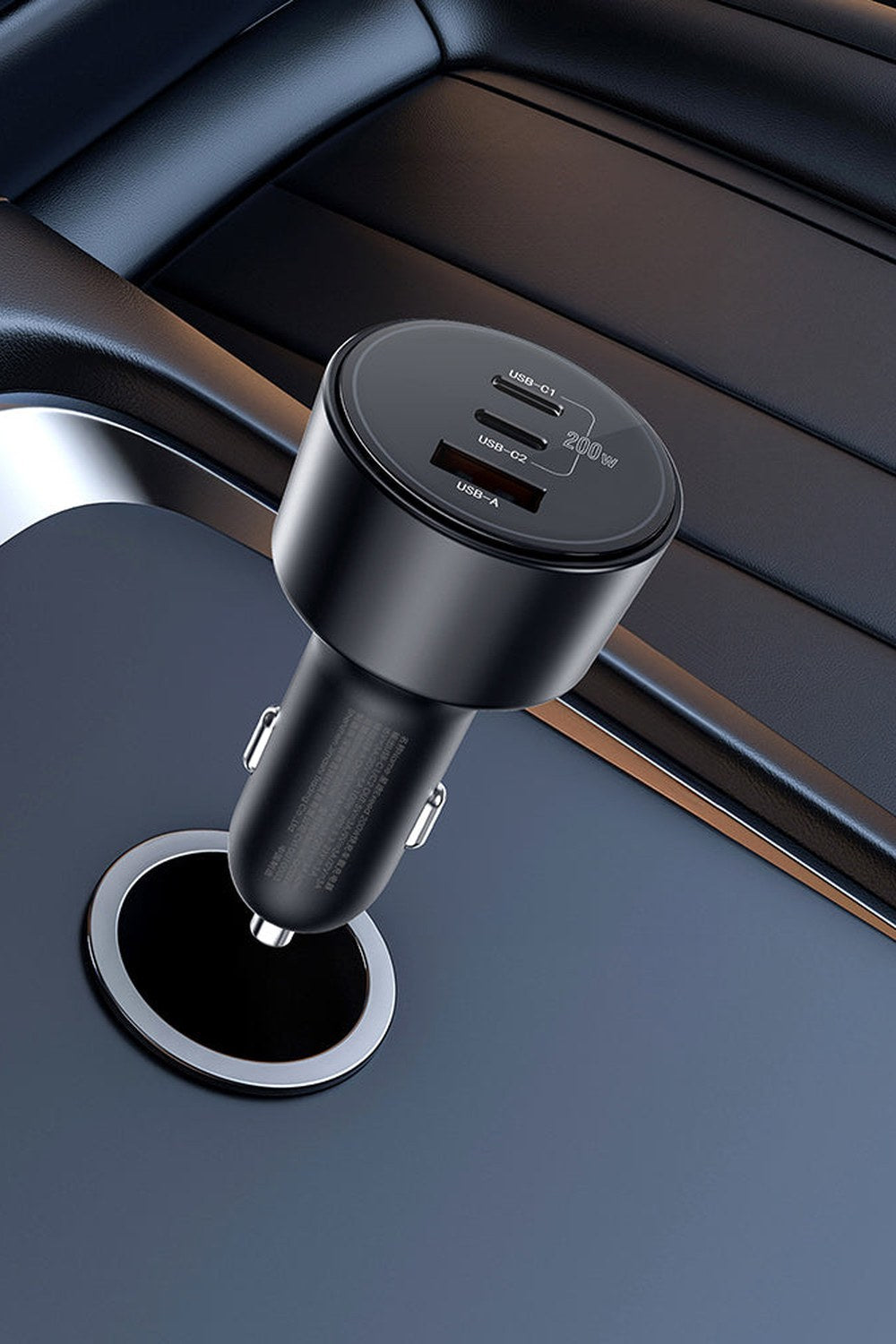 Araç Şarj Aleti, 200w - 3 Portlu - 1