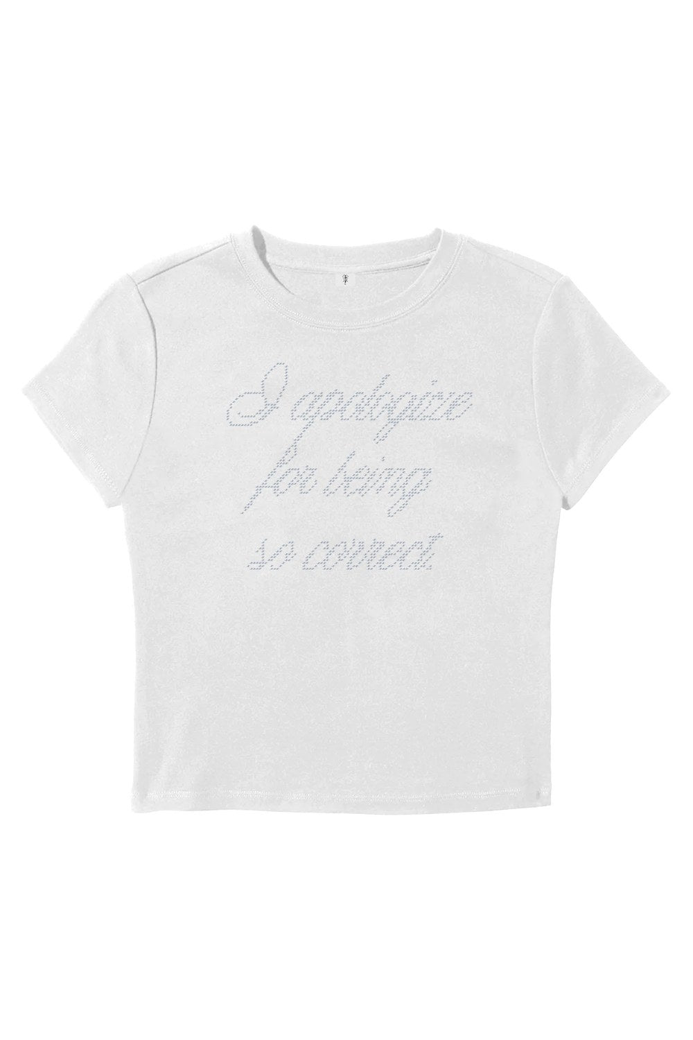 I Apologize For Being So Correct Baby Tee - 0