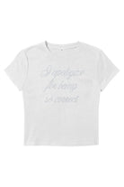 I Apologize For Being So Correct Baby Tee - 0