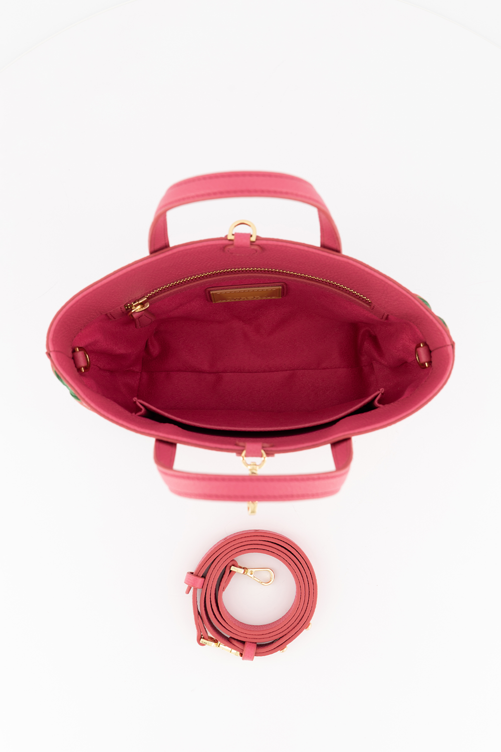 Mini Shopping Bag Pink&Green - 4
