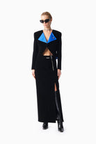 Kadife Crop Blazer - 1